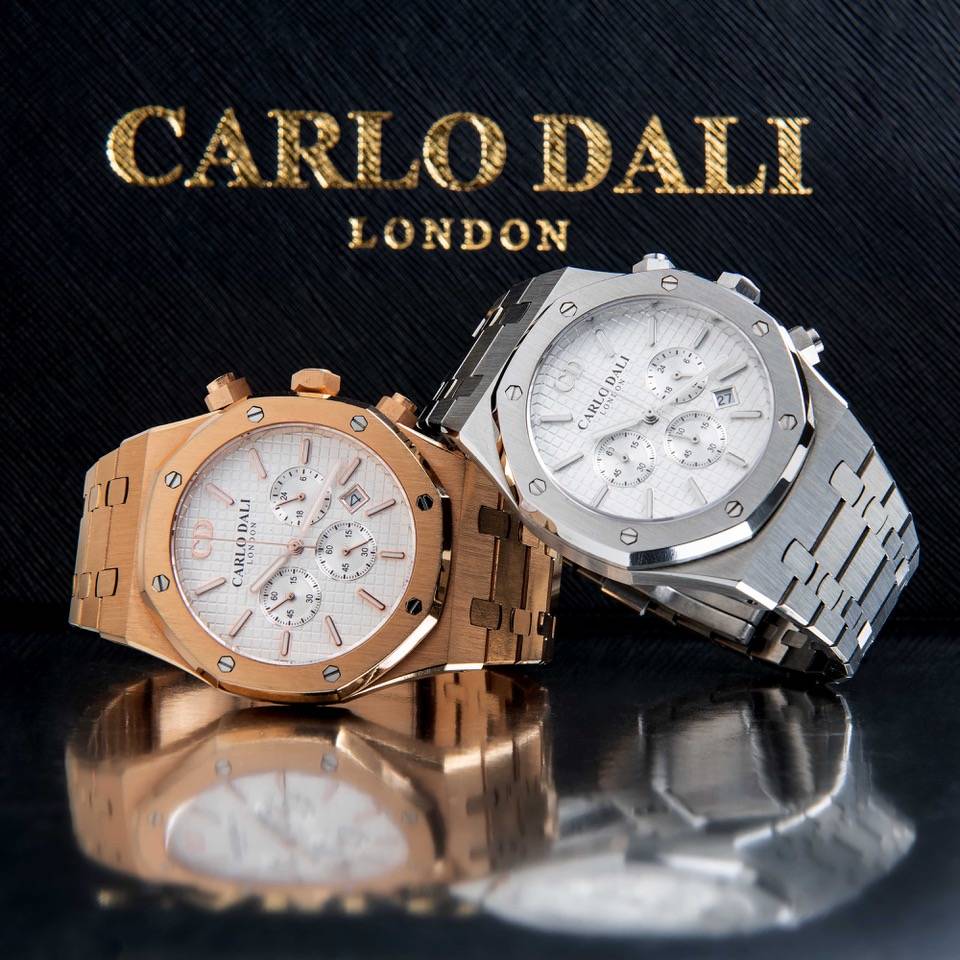 Τα διακριτικά εντυπωσιακά ρολόγια CARLO DALI LONDON ROYAL CHRONOGRAPH  είναι μικρά έργα τέχνης.