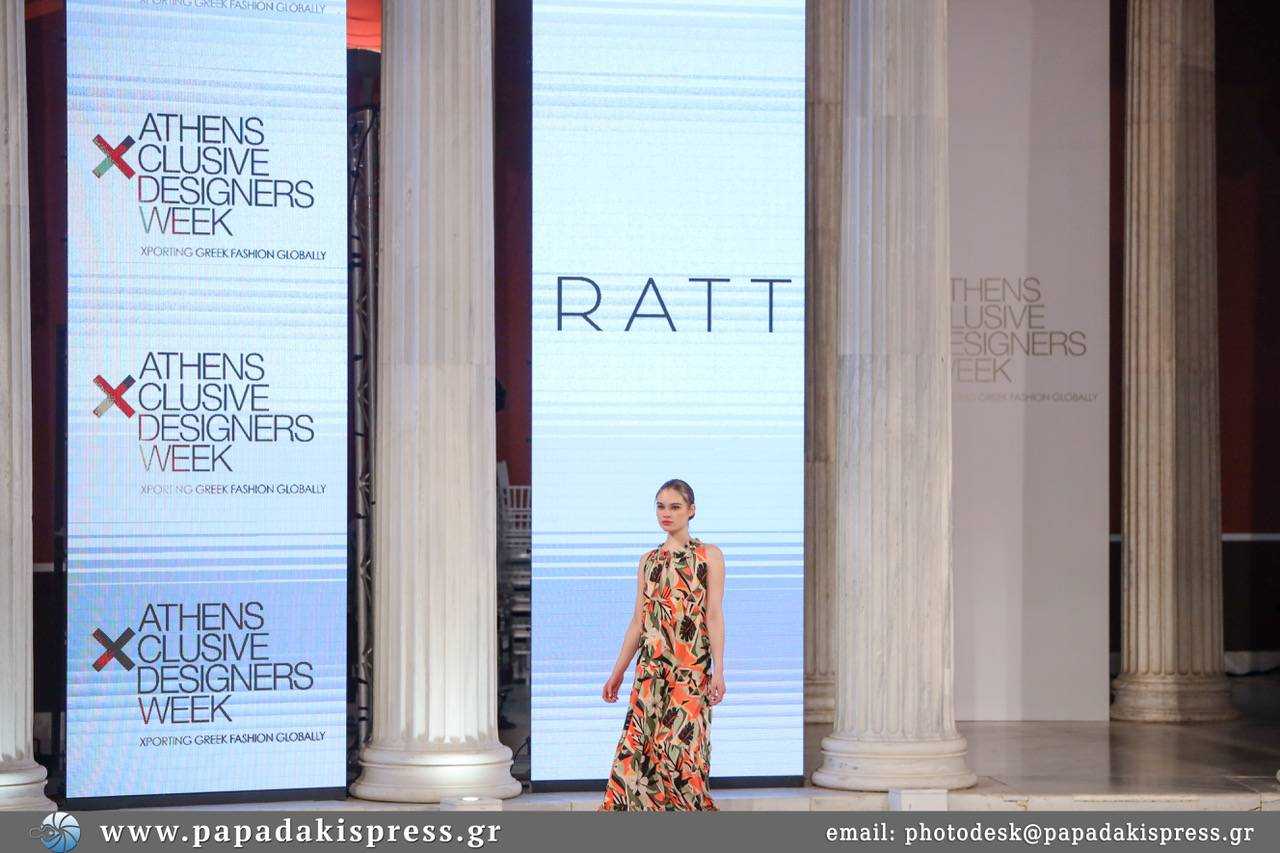 Η σχεδιάστρια Rita Attala παρουσίασε τη νέα της συλλογής Ratt στα πλαίσια εβδομάδας μόδας AXDW