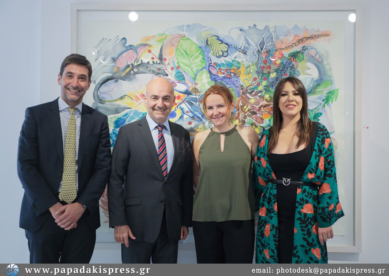 Luis Azpisu Argentine Ambassador Carmine Dodero Σοφία Κλώτσα Nicolas Pazman Argentine Council