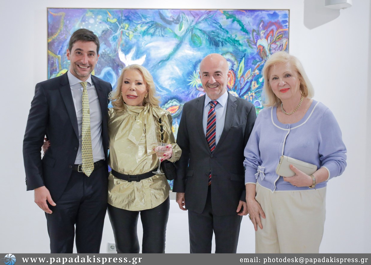Luis Azpisu Argentine Ambassador Μarina Tchomlekdjoglou Nicolas Pazman Argentine Council Ειρήνη Βασιλοπούλου