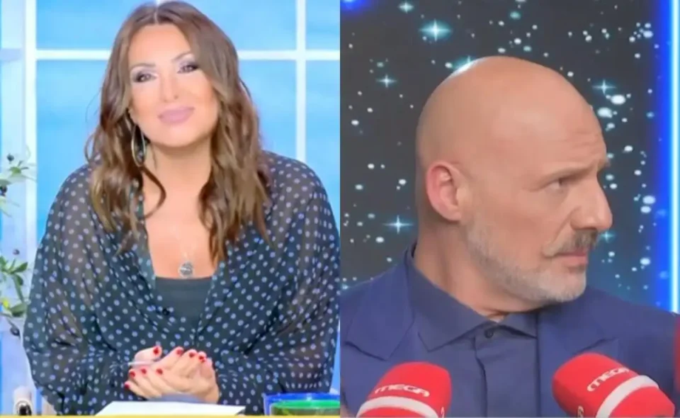 Ναταλία Γερμανού για Νίκο Μουτσινά: "Συμβαίνει και στις καλύτερες πρεμιέρες να βρέξει από το ταβάνι"