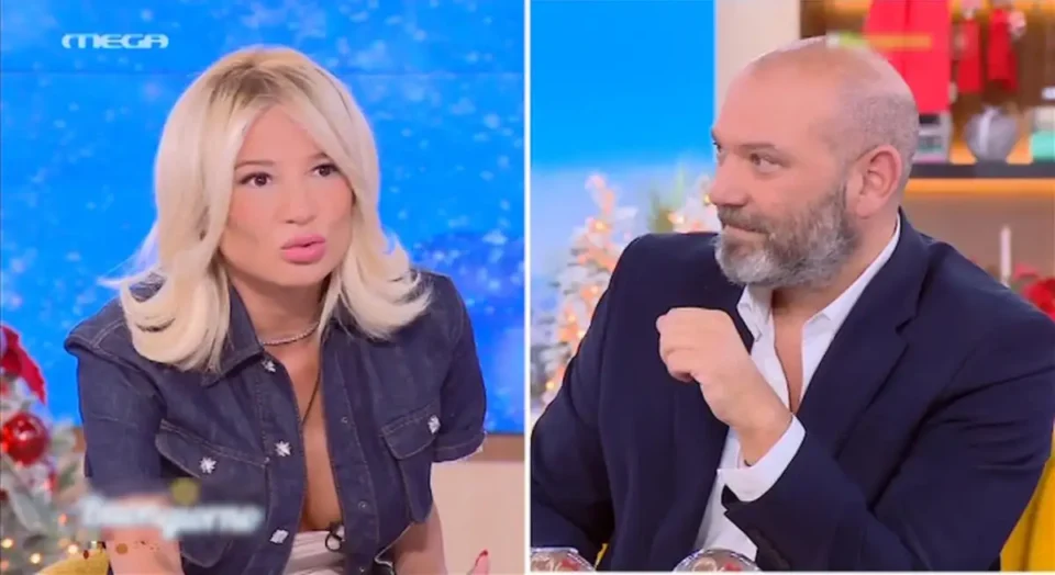 ΧΑΜΟΣ στην εκπομπή της Σκορδά! "Σφάχτηκε" με τον Λάγιο "στον αέρα"