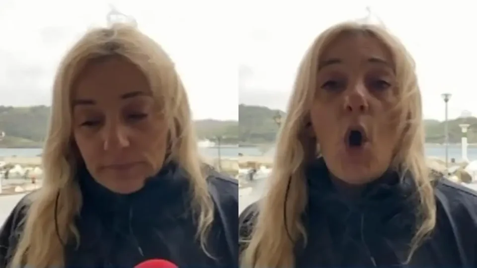 Ξέσπασε "στον αέρα" δημοσιογράφος του MEGA για την κατάσταση στη Λήμνο από την κακοκαιρία