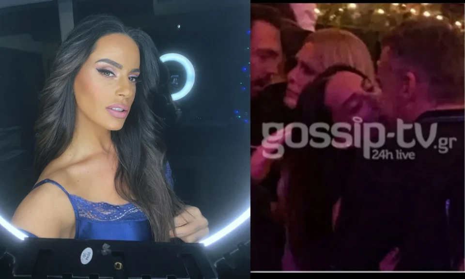 Ούτε κουβέντα στους δημοσιογράφους η Αντωνά για τα παθιασμένα φιλιά με τον Λιάγκα