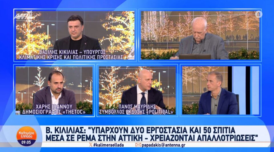 Βασίλης Κικίλιας: «Η σωστή προετοιμασία απέτρεψε τα χειρότερα στην κακοκαιρία Bora»