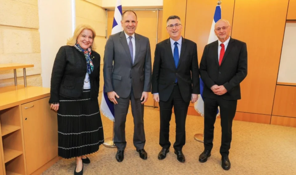 Γιώργος Γεραπετρίτης: Συνάντηση με τον Ισραηλινό Υπουργό Εξωτερικών