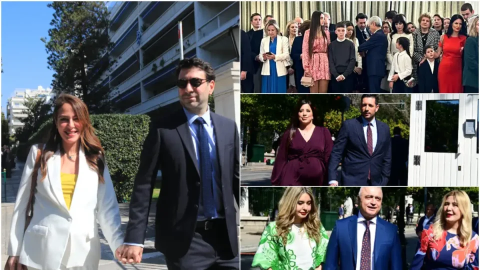 Οι εντυπωσιακές παρουσίες στην ορκωμοσία της νέας κυβέρνησης