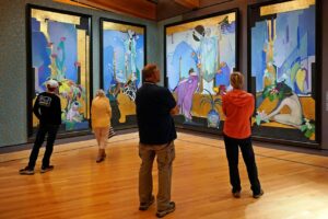 Άποψη των εκθεσιακών χώρων του Crystal Bridges Museum of American Art