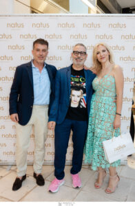 Νίκος Τζίφας (Natus Greece), Θώδος Βαγγέλης (Make up artist), Αγγελίνα Μηνα (Natus Greece)