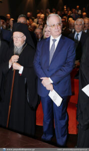 Παναγιότατος Οικουμενικός Πατριάρχης Βαρθολομαίος Κωνσταντίνος Τασούλας Προέδρος της Δημοκρατίας