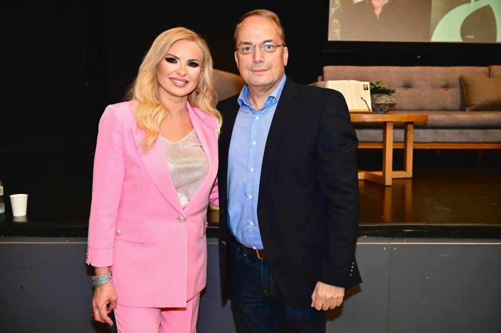 Μάγδα Τσέγκου Γρηγόρης Κωνσταντέλλο Δήμαρχος Βάρης-Βούλας-Βουλιαγμένης