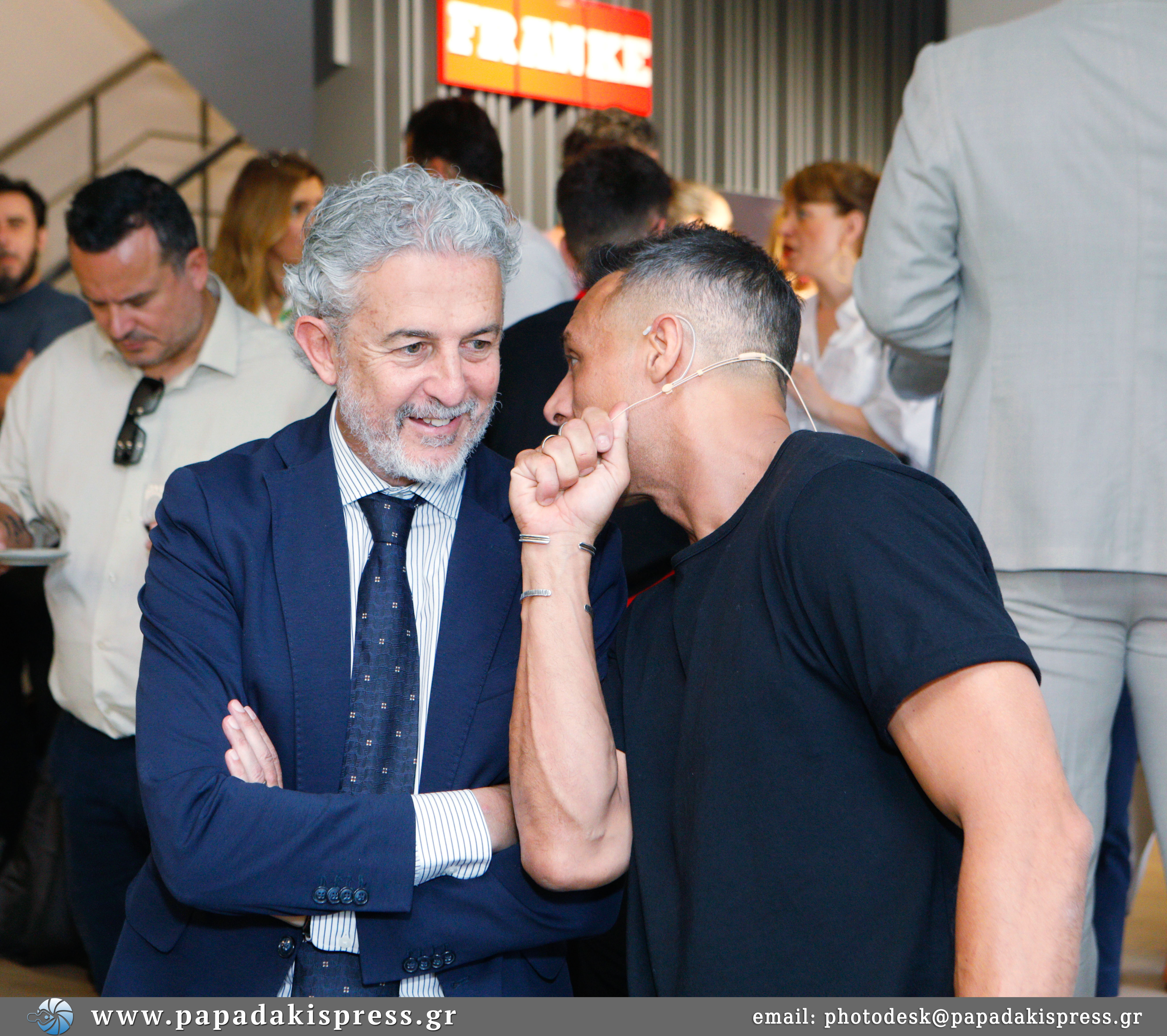 Dino Giubillei ( VP Marketing & Digital Franke Home Solutions ) Σάββας Πούμπουρας ( Food Influencer )