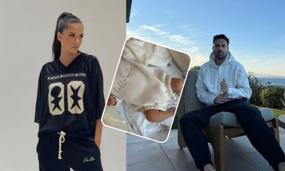 Κωνσταντίνος Αργυρός και Αλεξάνδρα Νίκα βαφτίζουν τον γιο τους στη Μύκονο