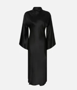 Φόρεμα σατέν μαύρο, €365, Pinko