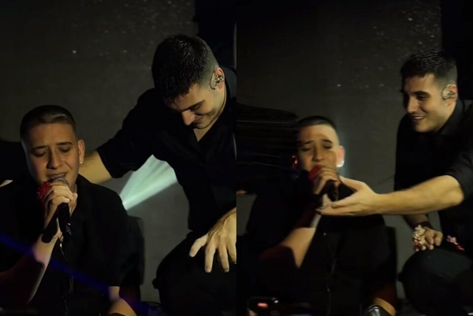 Μαγική στιγμή στη σκηνή: Ο μικρός γιος του Γιάννη Πλούταρχου τραγούδησε με τον Γιώργο Κακοσαίο και μάγεψε το κοινό