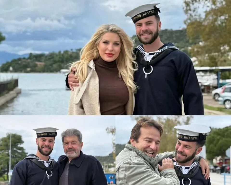 Η Ελένη Μενεγάκη πήγε στην ορκωμοσία του γιου της με τον Ματέο και το Λάτσιο μαζί