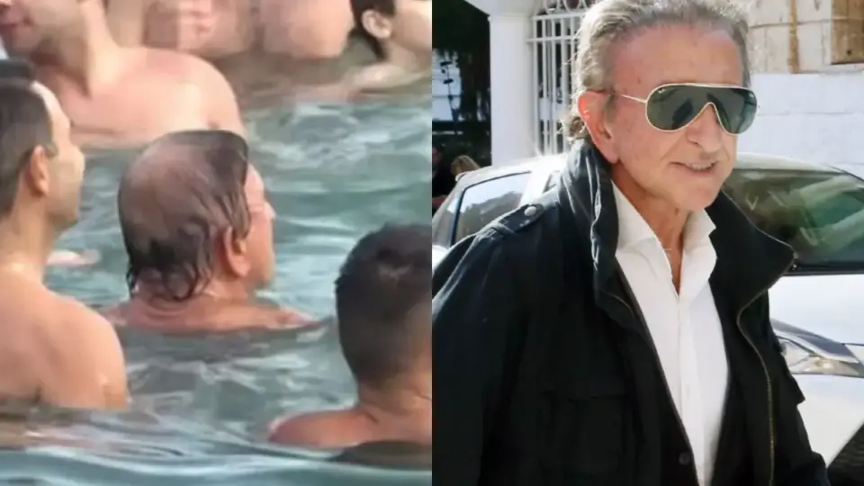 Βούτηξε στα παγωμένα νερά της Γλυφάδας για τα Θεοφάνεια ο Αργύρης Παπαργυρόπουλος