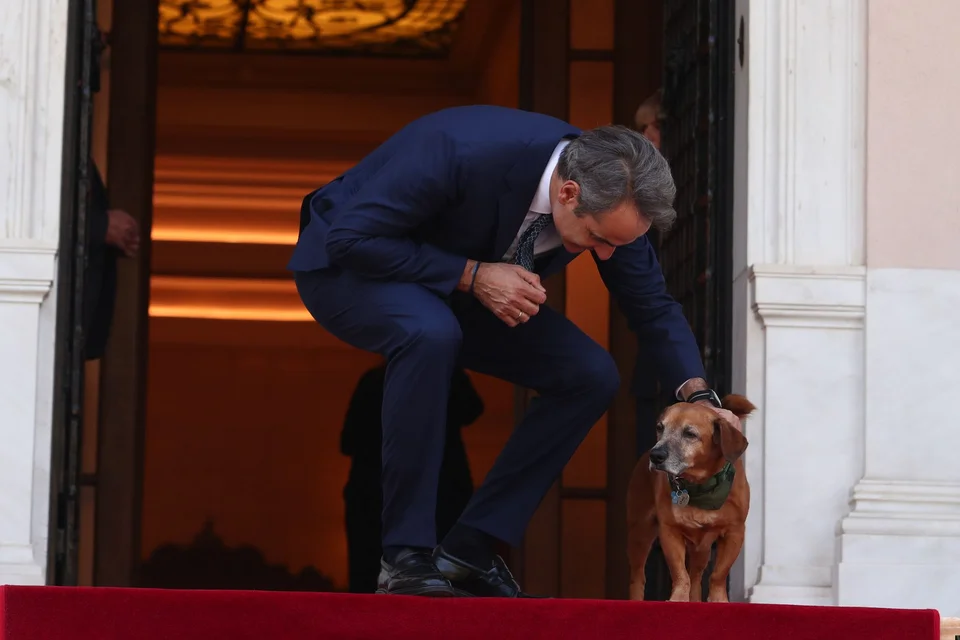 Πρίγκιπας Αλβέρτος του Μονακό - Κυριάκος Μητσοτάκης Μέγαρο Μαξίμου